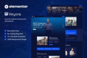 Veyora – Event & Conference Elementor Template Kit
