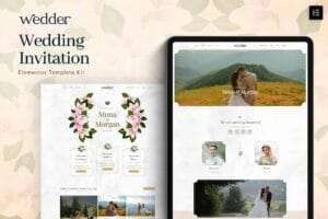 Wedder – Wedding Invitation Elementor Template Kit