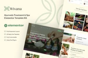 Wivana – Ayurveda Treatment & Spa Elementor Template Kit