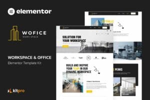 Wofice – Workspace & Office Elementor Template Kit