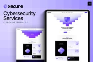 Xecure – Cybersecurity Services Elementor Template Kit