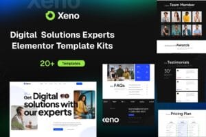 Xeno – Digital Solutions Experts Elementor Template Kits