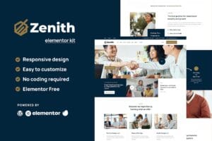 Zenith – Investment & Business Opportunity Elementor Template Kit