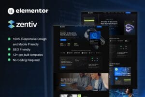 Zentiv – AI Services & Digital Company Elementor Kit
