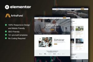 ArthaFund – Finance & Investment Elementor Template Kit