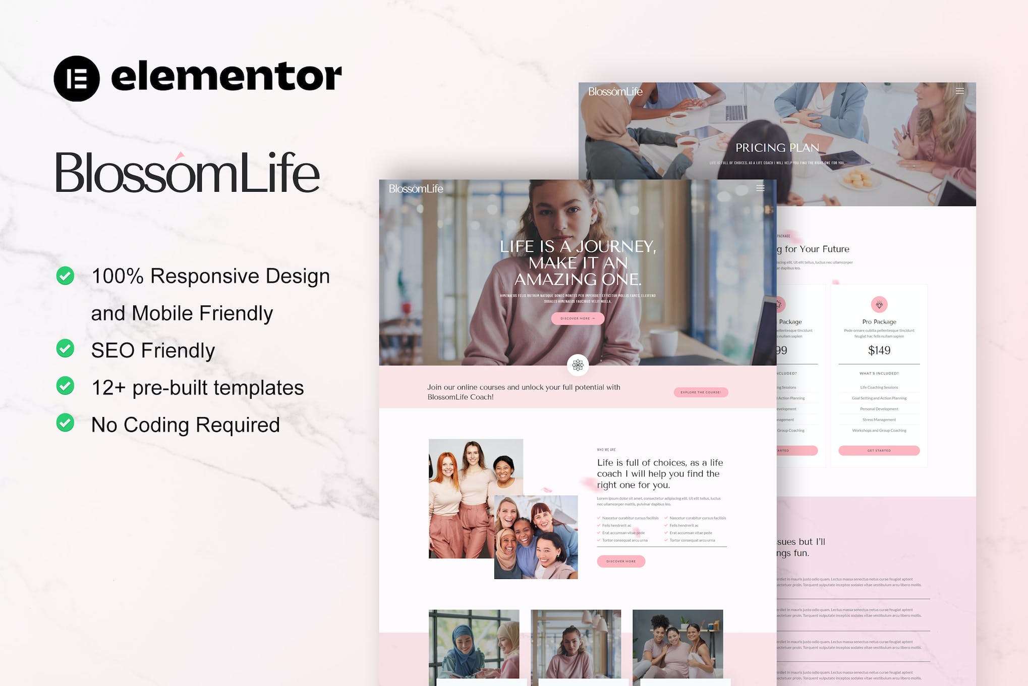 blossomlife-woman-life-coach-consulting-elementor BlossomLife – Woman Life Coach & Consulting Elementor Template Kit