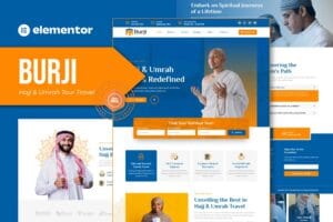 Burji – Hajj & Umrah Tour Travel Elementor Template Kit