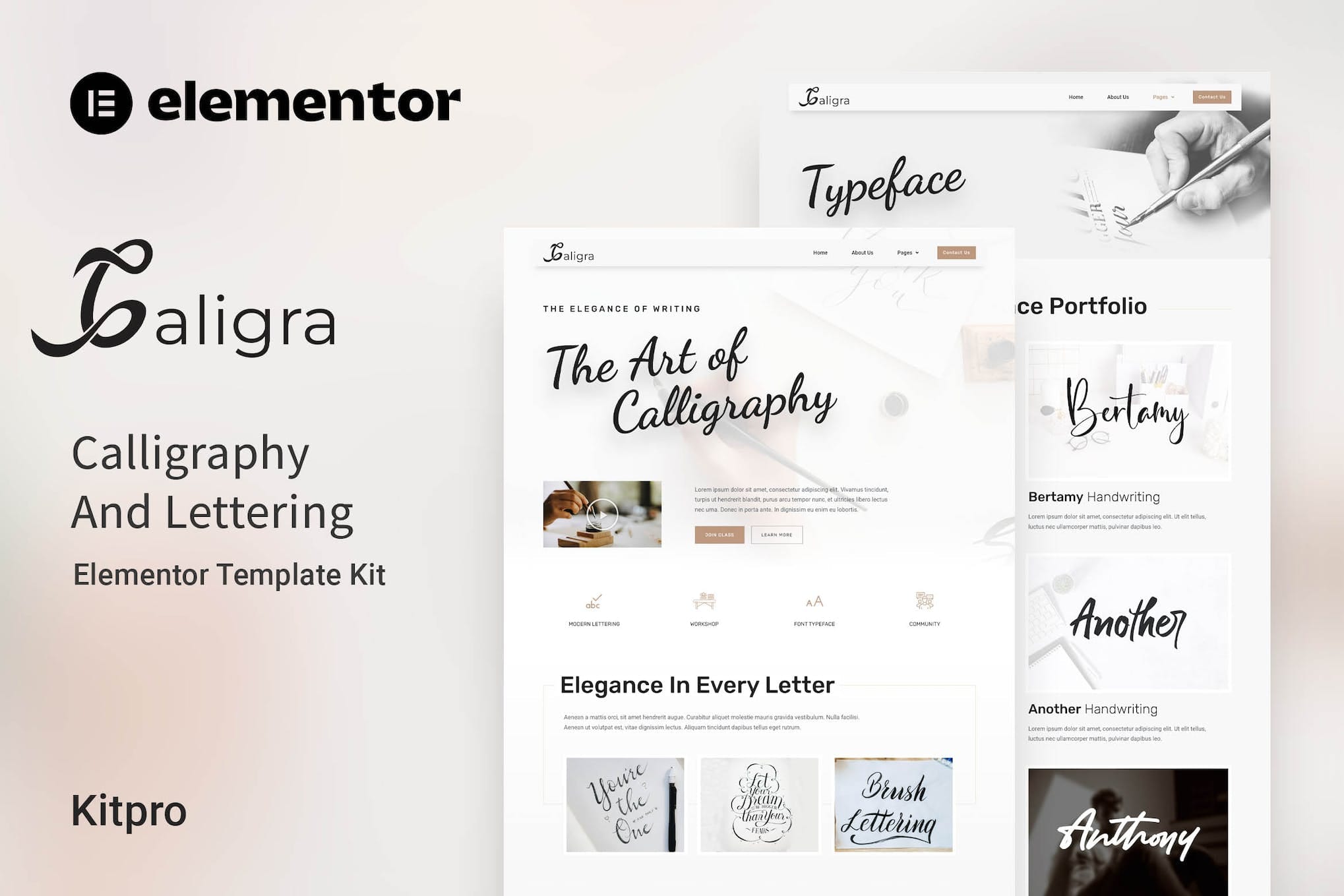 caligra-calligraphy-lettering-elementor-template-k Caligra – Calligraphy & Lettering Elementor Template Kit