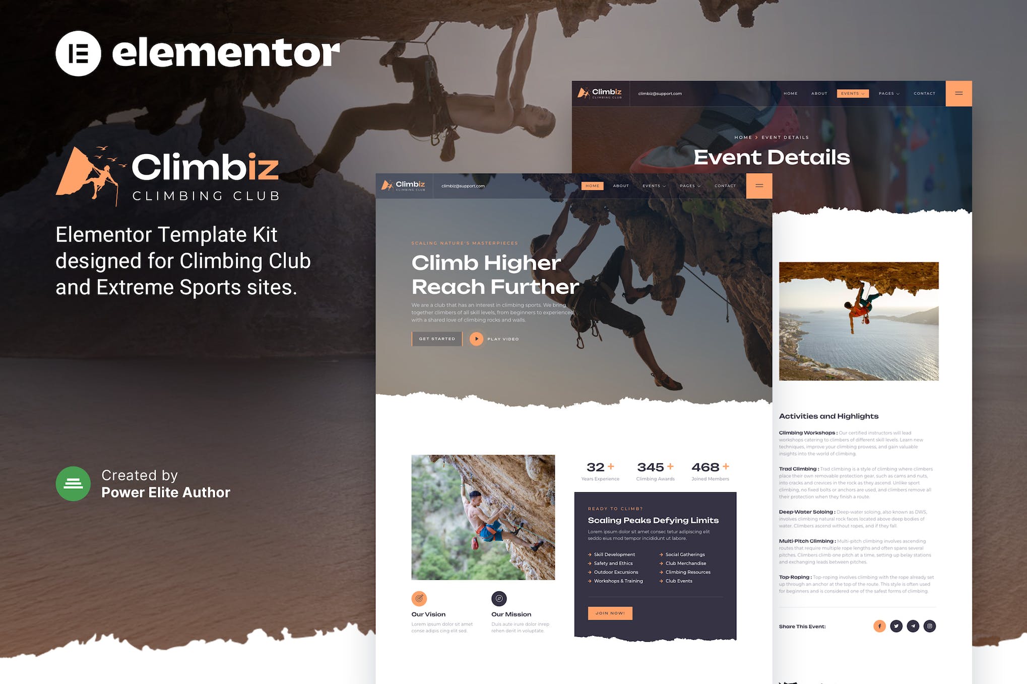 climbiz-climbing-club-extreme-sports-elementor-tem Climbiz – Climbing Club & Extreme Sports Elementor Template Kit
