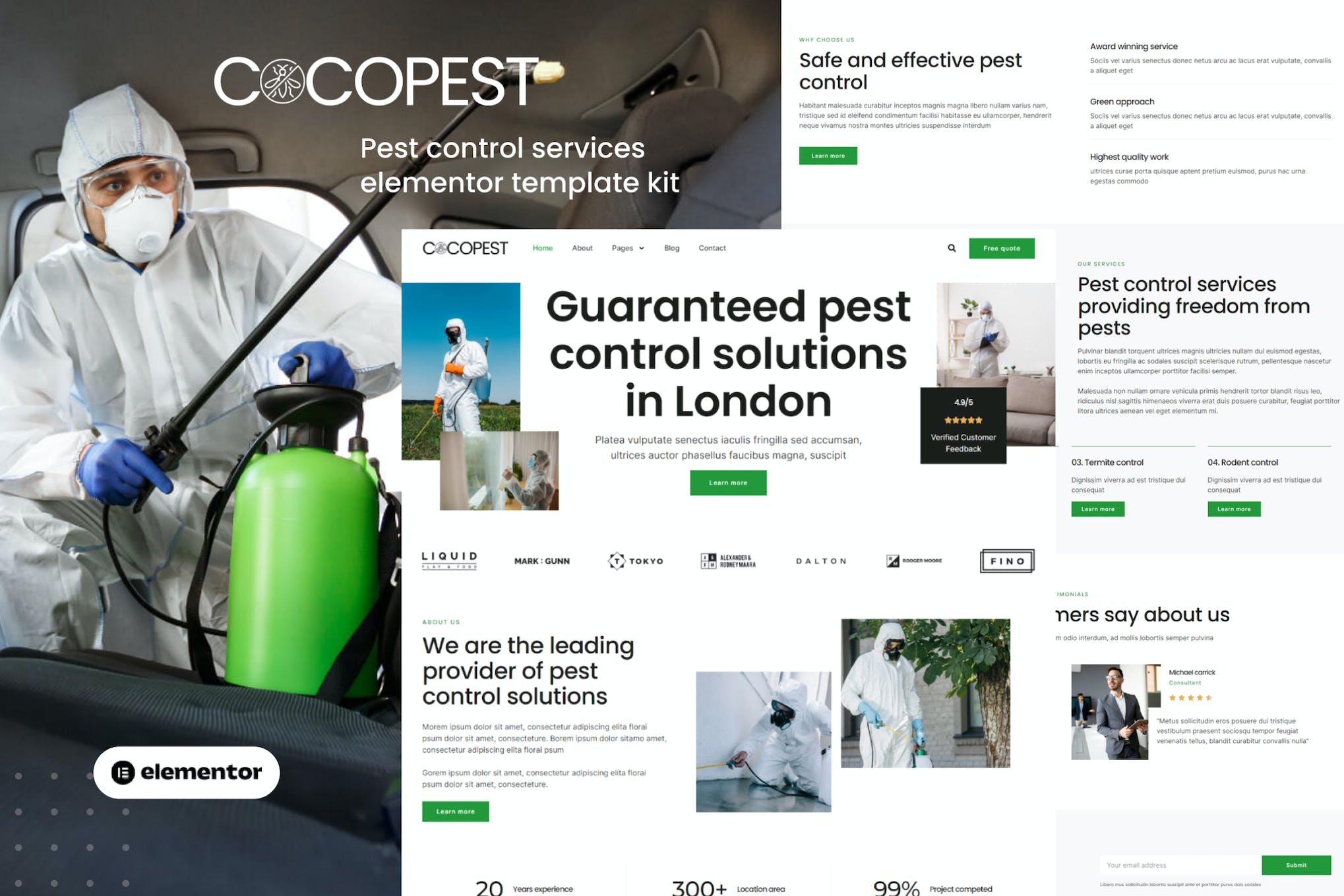cocopest-pest-control-services-elementor-template Cocopest – Pest Control Services Elementor Template Kit