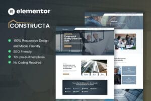 Constructa – Construction & Building Elementor Pro Template Kit