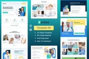 DENTEX – Dentist & Dental Care Elementor Template Kit