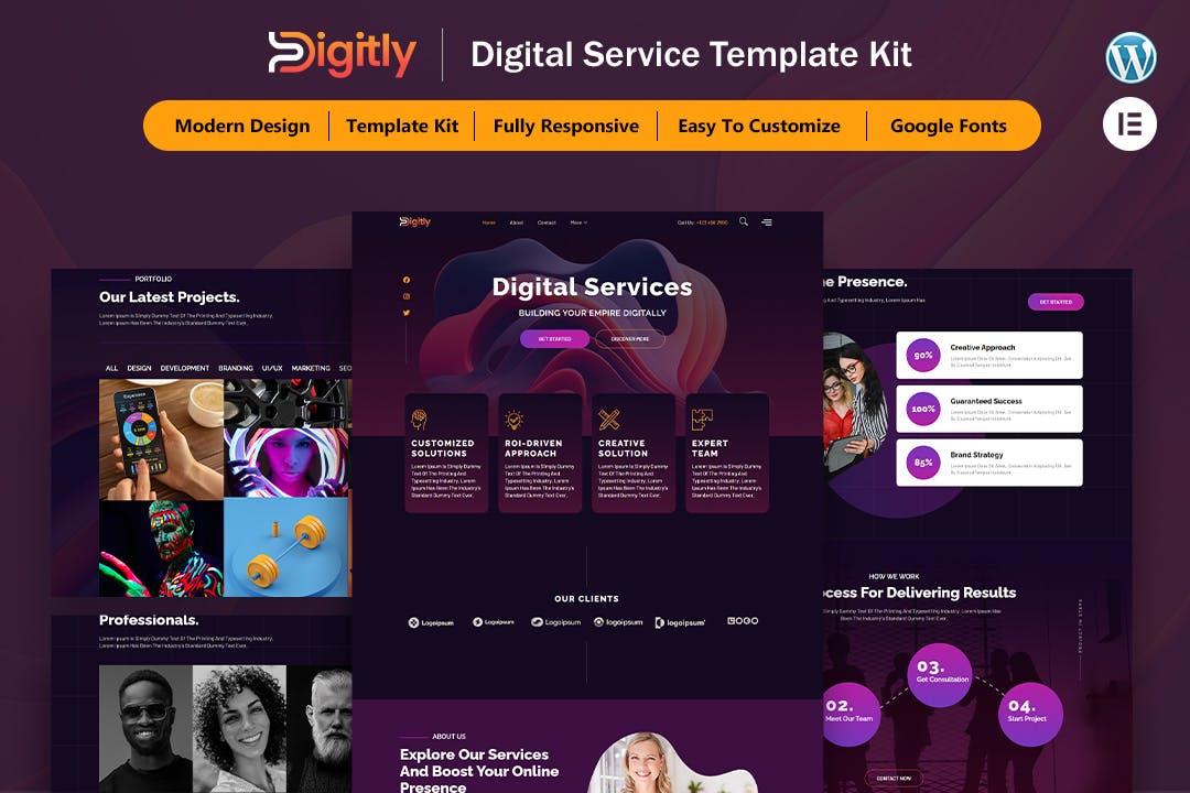 digitly-digital-service-agency-elementor-template Digitly – Digital Service Agency Elementor Template Kit