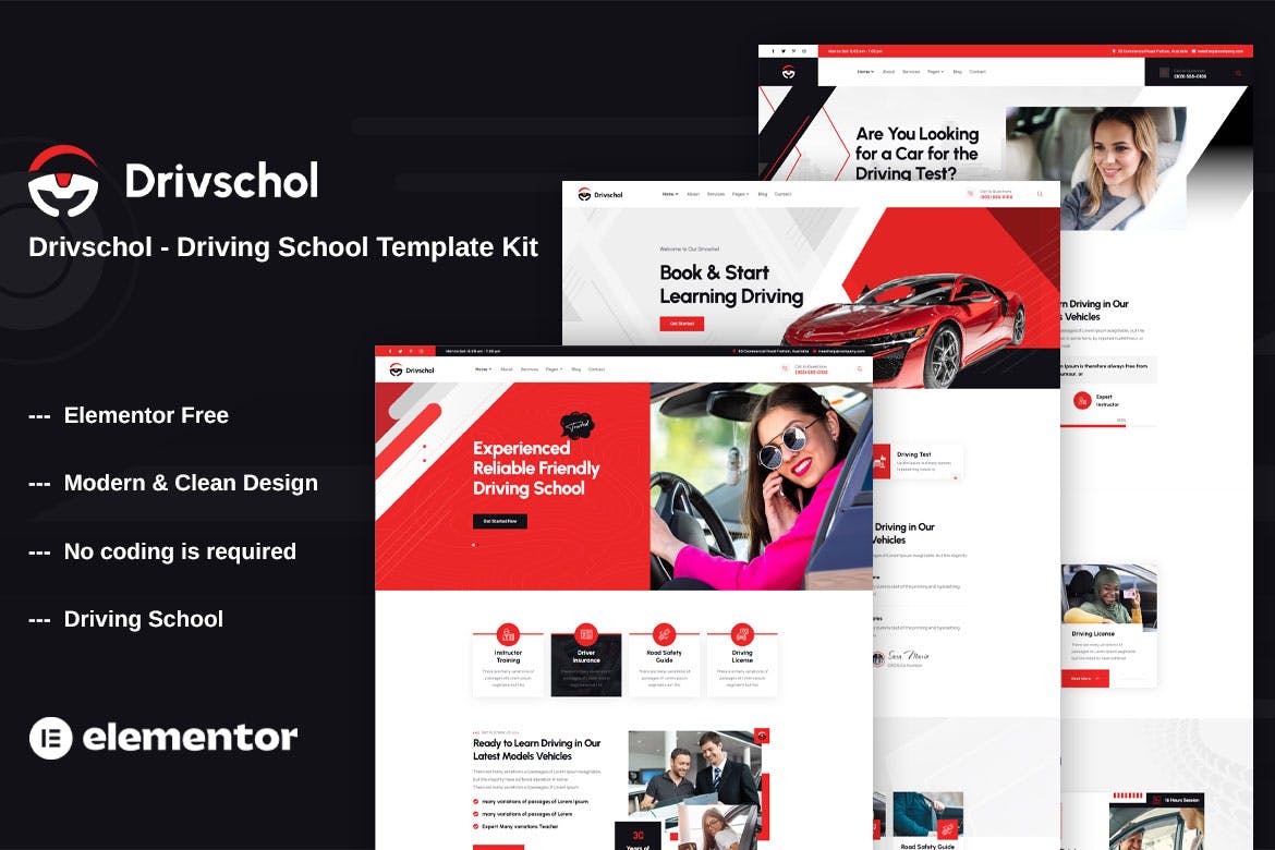 drivschol-driving-school-elementor-template-kit Drivschol – Driving School Elementor Template Kit
