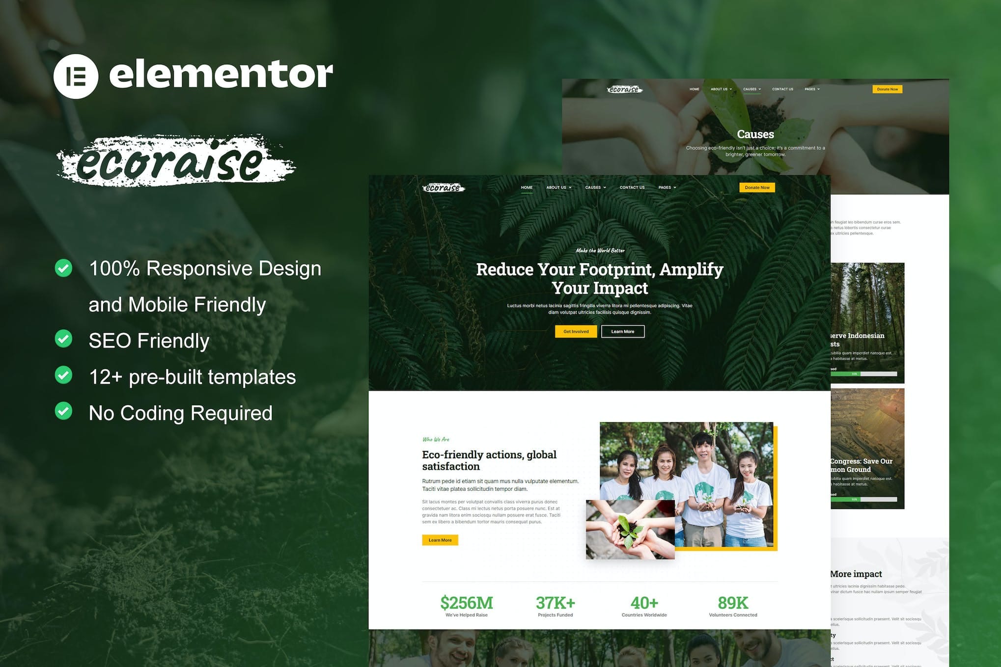ecoraise-environmental-charity-nonprofit-elementor EcoRaise – Environmental Charity & Nonprofit Elementor Template Kit