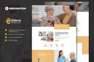 Elderly – Senior Care Services Elementor Template Kit