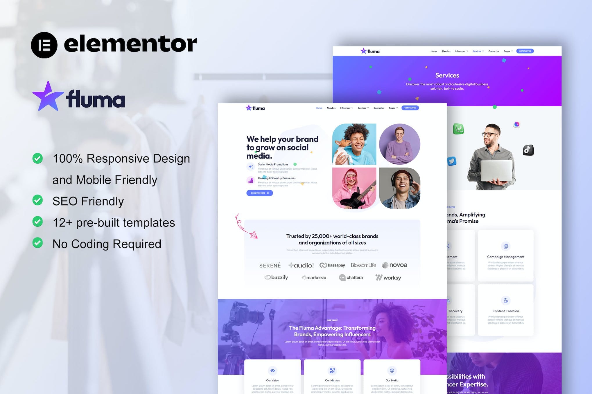fluma-influencer-marketing-agency-elementor-pro-te Fluma – Influencer Marketing Agency Elementor Pro Template Kit