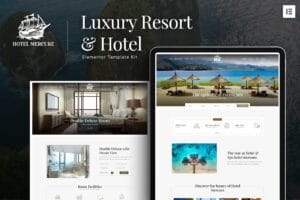 Hotel Mercure – Luxury Resort & Hotel Elementor Template Kit