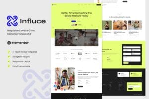 Influce – Marketing Agency & Influencer Elementor Template Kit