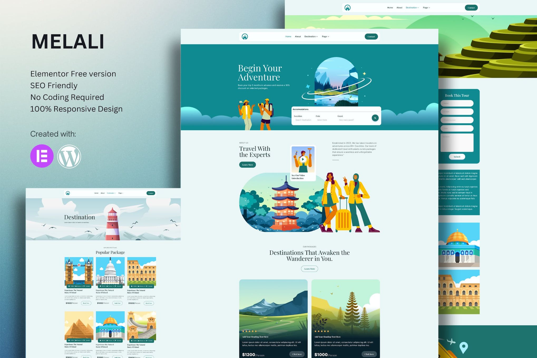 melali-tour-travel-agency-elementor-template-kit Melali – Tour & Travel Agency Elementor Template Kit