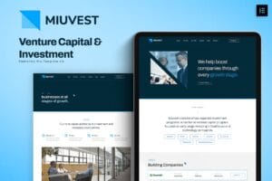 Miuvest – Venture Capital & Investment Elementor Template Kit