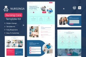 Nursinga – Nursing Home Care & Medical Elementor Template Kit