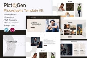 Pictogen – Creative Photography Elementor Template Kit