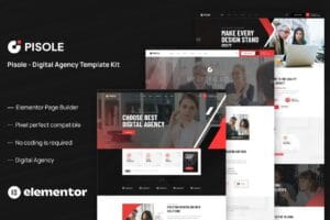 Pisole – Digital Agency Elementor Template Kit