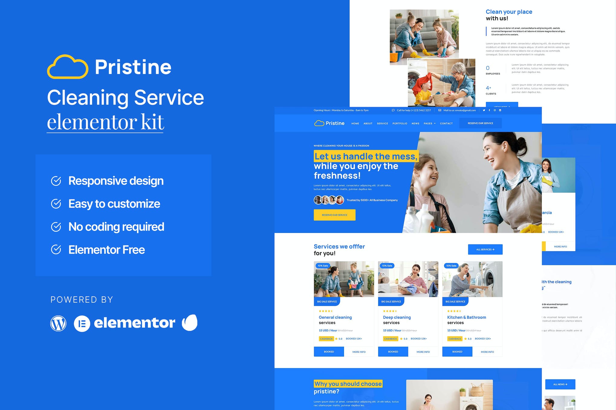 pristine-cleaning-service-elementor-template-kit Pristine – Cleaning Service Elementor Template Kit