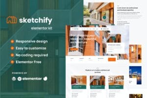 Sketchify – Architecture & Construction Service Elementor Template Kit