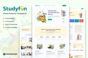 Studyfun – Course Elementor Template Kit