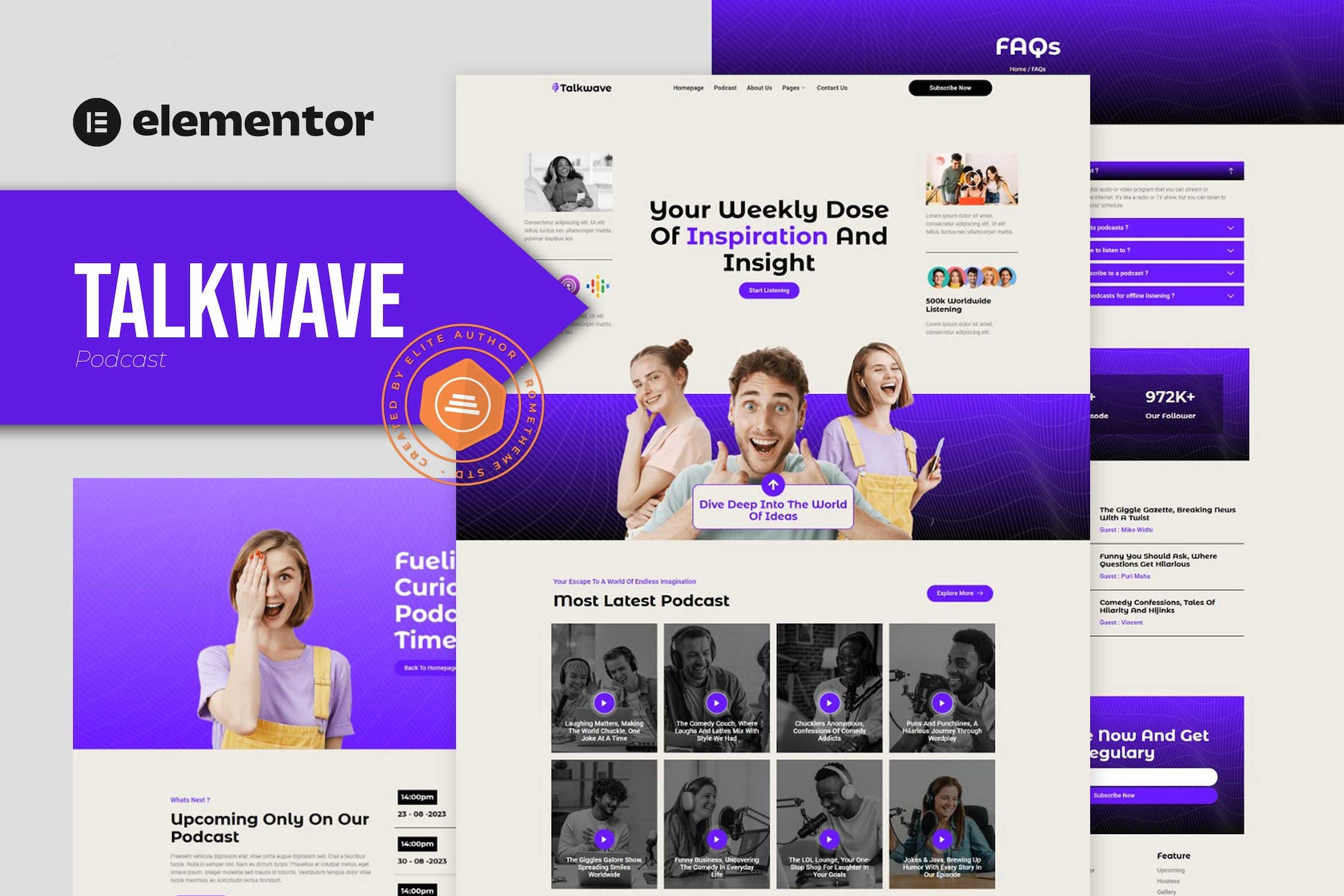 talkwave-podcaster-elementor-template-kit Talkwave – Podcaster Elementor Template Kit
