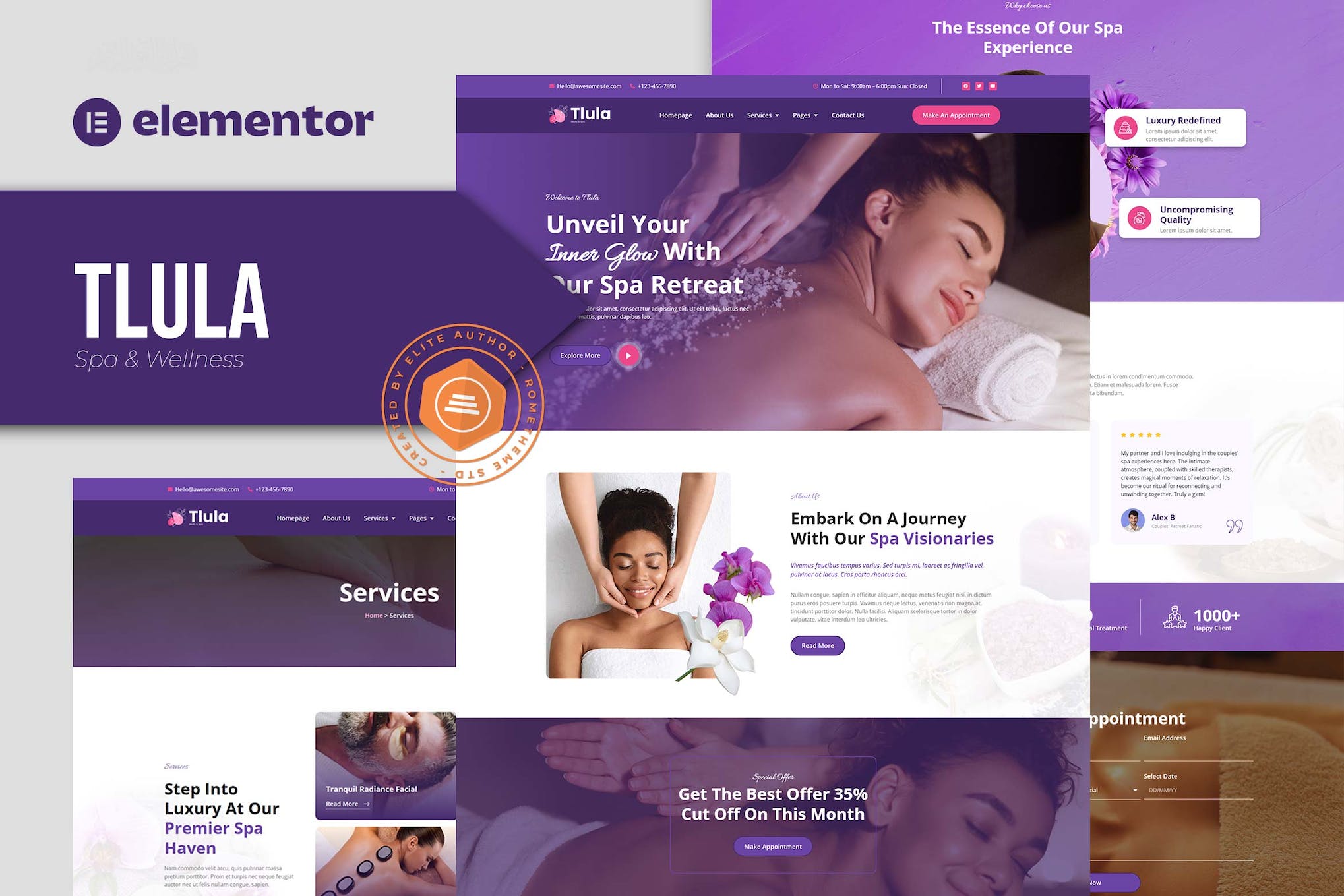 tlula-spa-wellness-elementor-pro-template-kit Tlula – Spa & Wellness Elementor Pro Template Kit