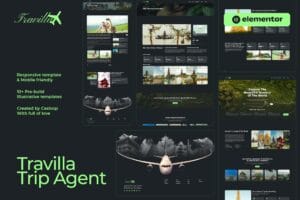 Travilla – Travel & Accommodation Elementor Template Kit