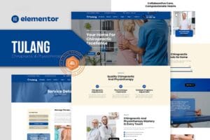 Tulang – Chiropractic & Physiotherapy Elementor Pro Template Kit