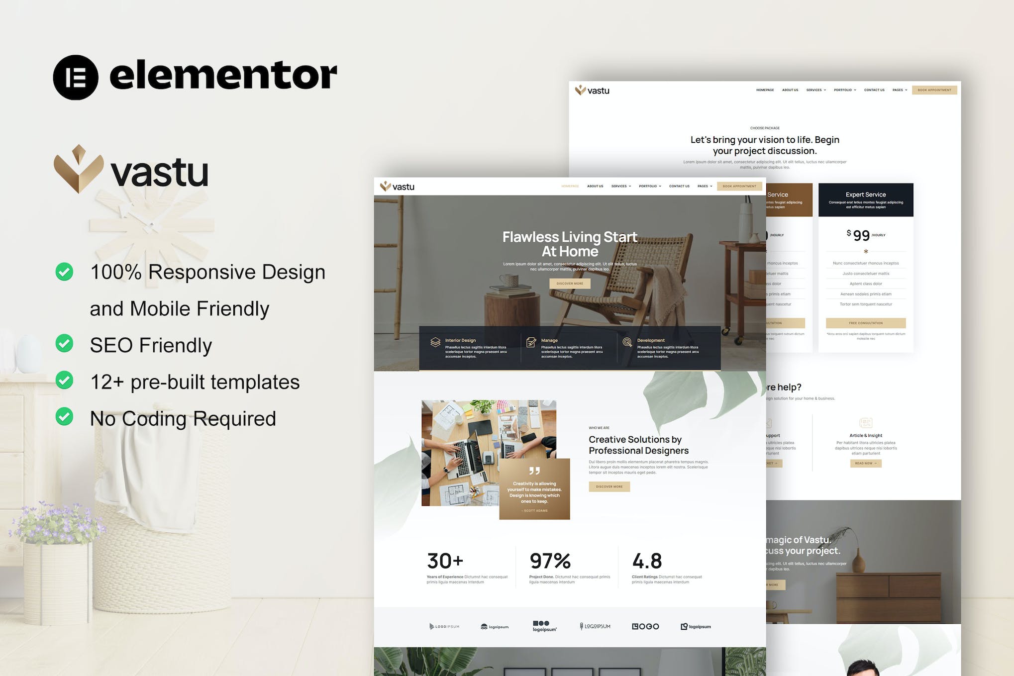 vastu-interior-design-service-elementor-pro-templa Vastu – Interior Design Service Elementor Pro Template Kit