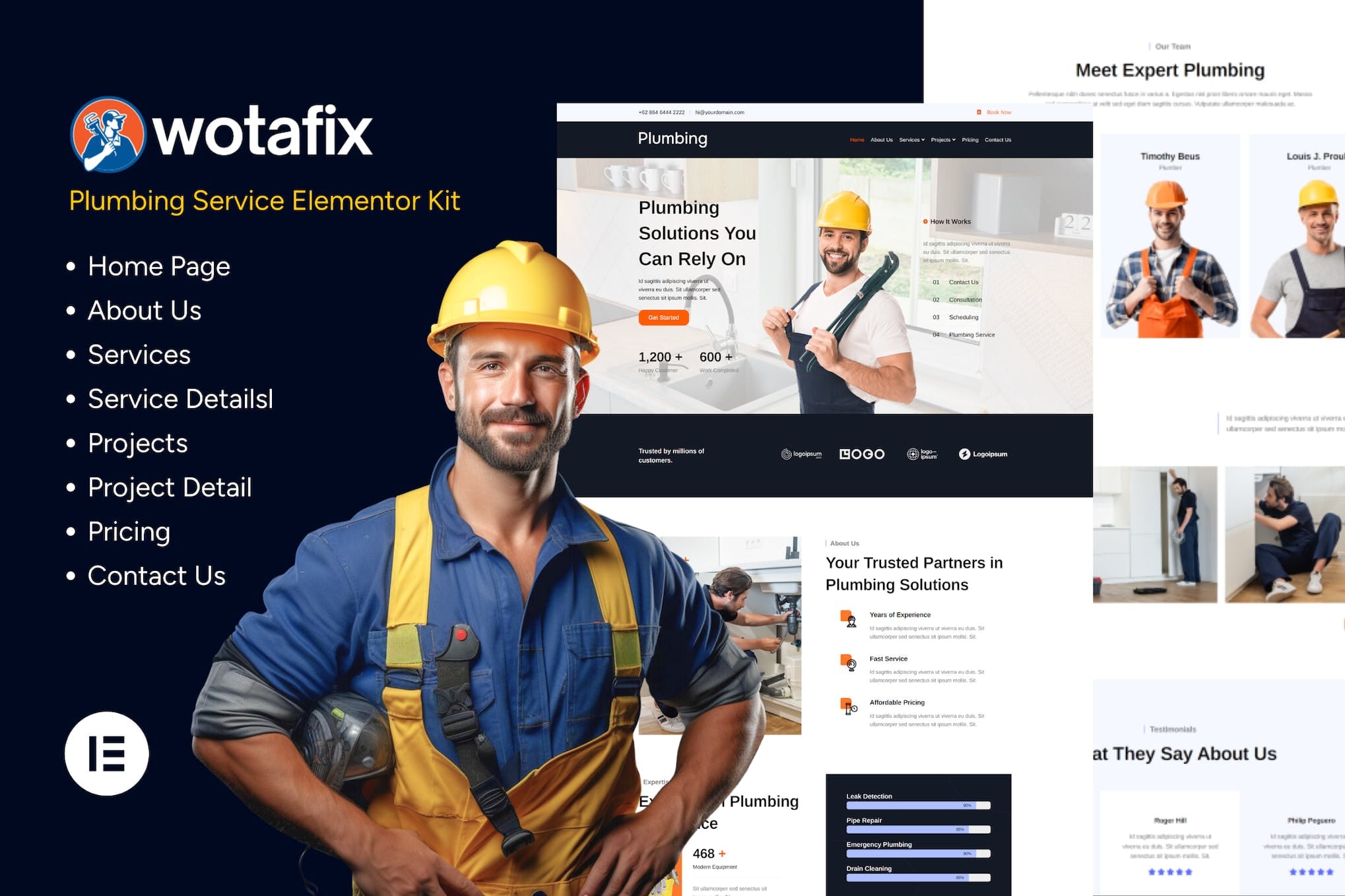 wotafix-plumbing-service-elementor-template-kit Wotafix – Plumbing Service Elementor Template Kit