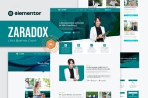 Zaradox – Life & Business Coach Elementor Template Kit