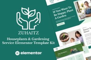 Zuhaitz – Houseplants & Gardening Service Elementor Template Kit