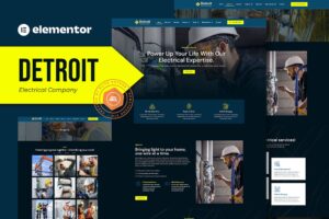 Detroit – Electrical Company Elementro Pro Template Kit