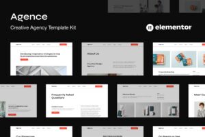 Agence – Creative Agency Elementor Template Kit