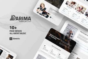 Arima – Musical Symphony Elementor Template Kit