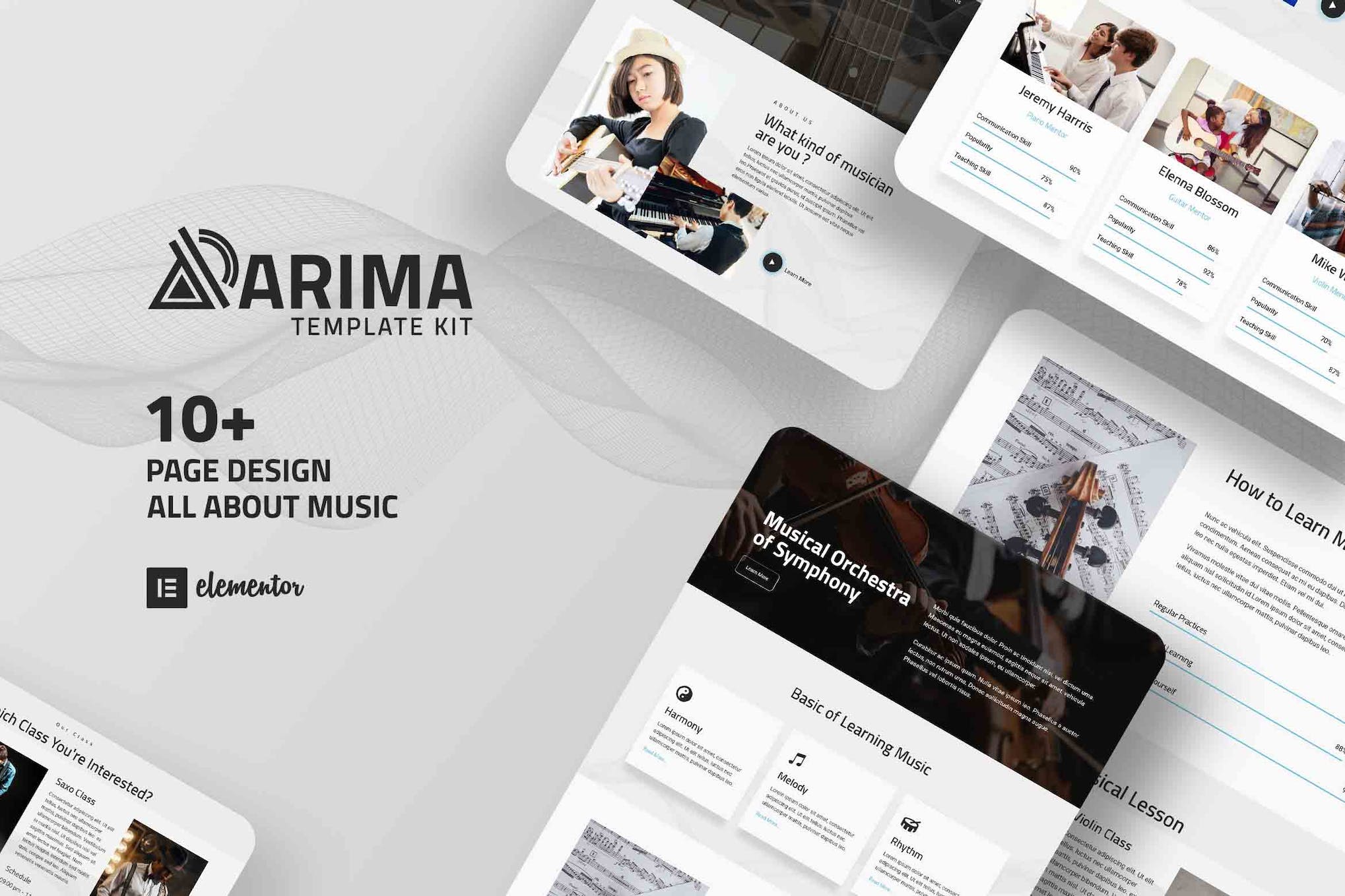 arima-musical-symphony-elementor-template-kit Arima – Musical Symphony Elementor Template Kit
