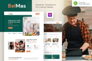 BelMas – Online Cooking Class & Workshop Elementor Template Kit