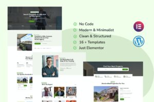 Clusteria – Real Estate & Property Elementor Pro Template Kit