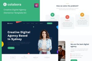 Colabora – Creative Digital Agency Elementor Template Kit