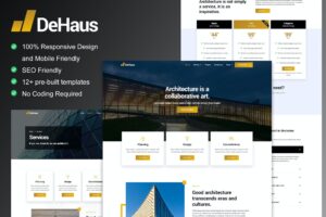 Dehaus – Interior Design & Architecture Elementor Template Kit