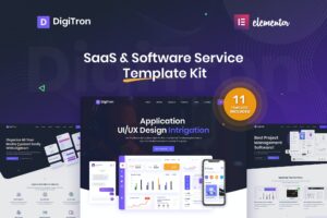 Digitron – Software & SaaS Elementor Template Kit