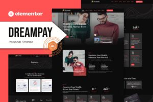 Dreampay – Personal Finance Elementor Pro Template Kit
