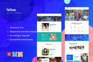 Edus – Online Education Elementor Template Kit